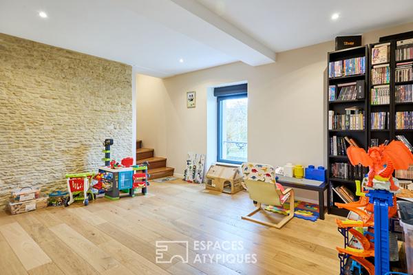 Maison en pierre rénovée avec terrasse aux portes de Caen