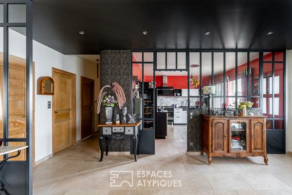 Maison rénovée avec vue dégagée sur la campagne