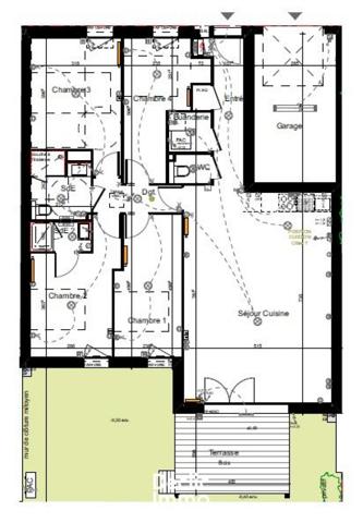 Vente maison contemporaine Perigny, 105m² 5 pièces 494 000€ avec garage
