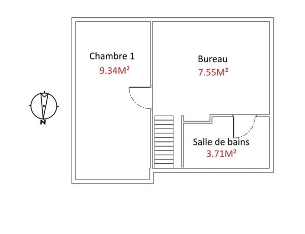 Maison à vendre 3 pièces GUILVINEC (29) en excellent état, au calme, beau jardin avec extension possible
