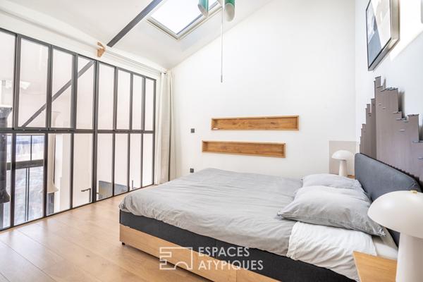 Duplex au dernier étage d’une ancienne imprimerie