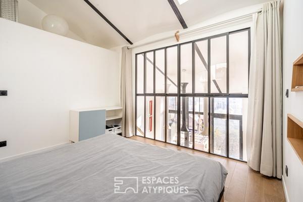 Duplex au dernier étage d’une ancienne imprimerie