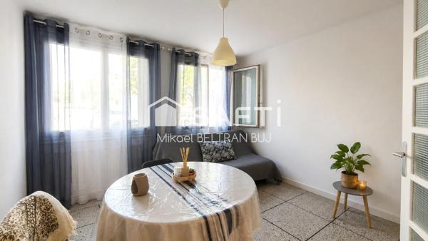SÈTE – T3 fonctionnel avec cave, espace extérieur et stationnement facilité