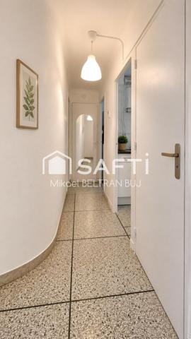SÈTE – T3 fonctionnel avec cave, espace extérieur et stationnement facilité