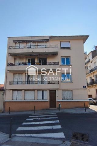 SÈTE – T3 fonctionnel avec cave, espace extérieur et stationnement facilité
