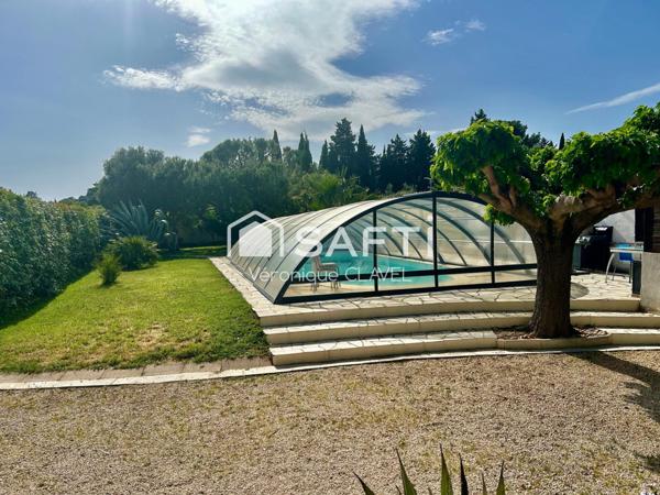 Villa provençale de 130m2 posée sur un terrain  paysagé de 1138m2