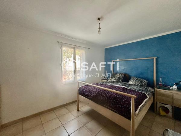 Villa provençale de 130m2 posée sur un terrain  paysagé de 1138m2