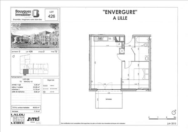 Appartement à louer à Lille (59000)