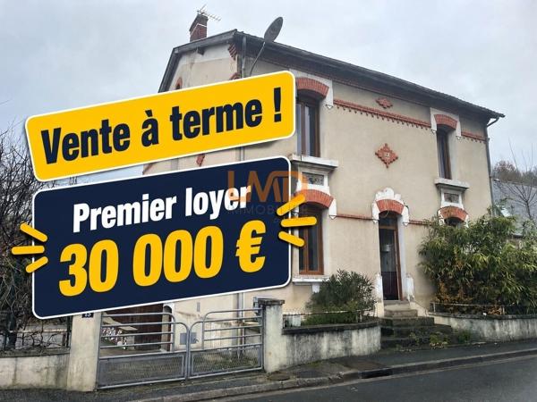 Vente à terme maison decazeville aveyron