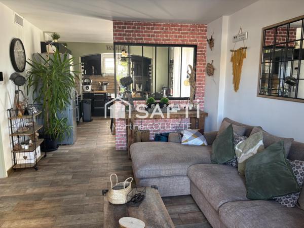 Maison T4 avec jardin, piscine et garage, au calme et proche des commodités !