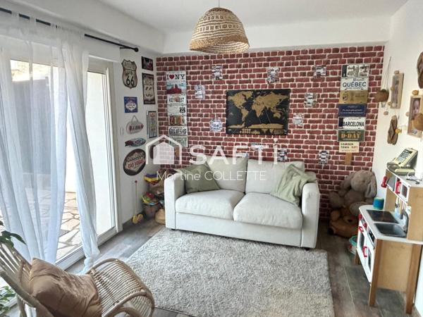 Maison T4 avec jardin, piscine et garage, au calme et proche des commodités !