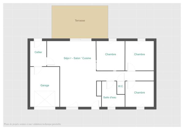 Maison
         5 pièces
        - 79 m² 199 500 € *
