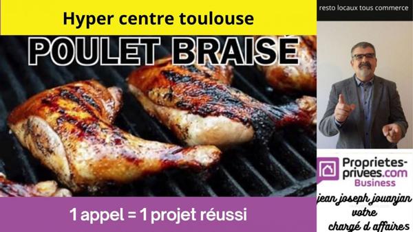 À vendre-Fonds de commerce Restaurant-Hyper-centre de Toulouse