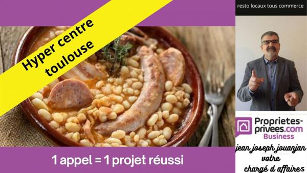 À vendre-Fonds de commerce Restaurant-Hyper-centre de Toulouse