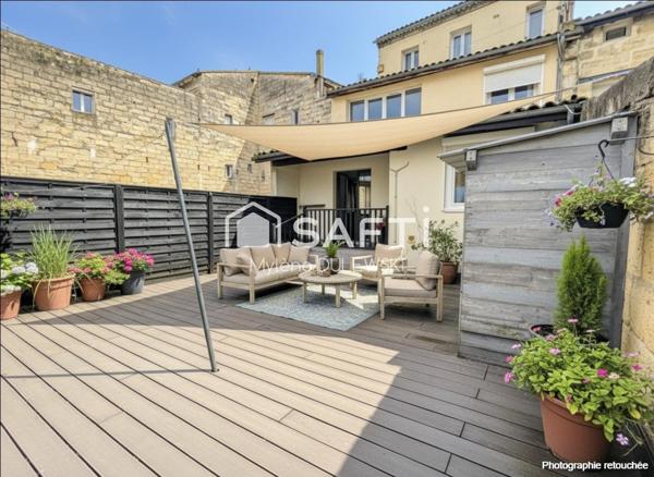 Appartement sur les quais avec grande terrasse