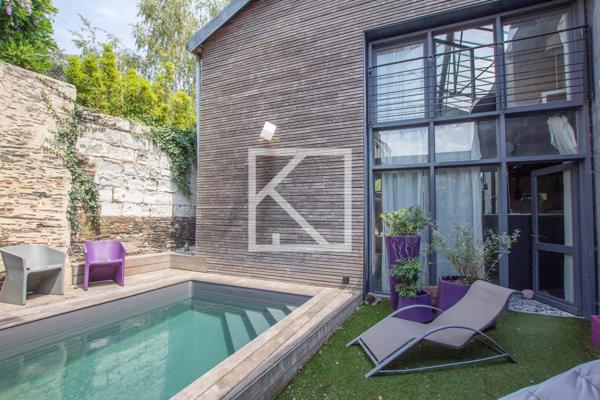 Loft confidentiel d'exception avec jardin et piscine