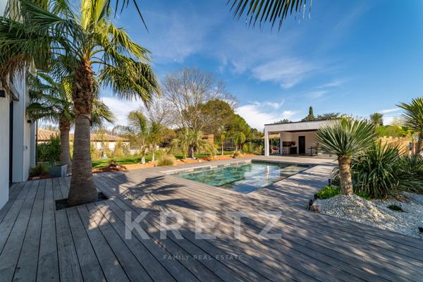 Sublime villa Californienne avec piscine au coeur de la Vaunage