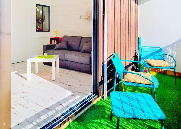 Appartement meublé avec balcon plein Sud