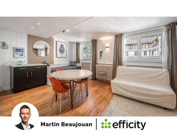 Appartement 1 pièce - 28 m² Exclusivité efficity