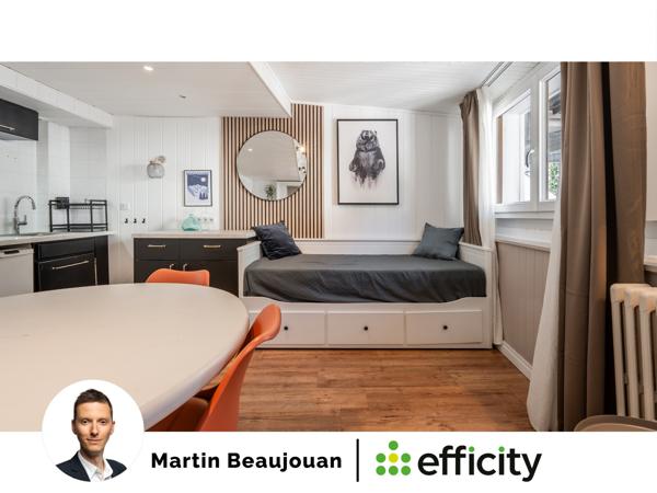 Appartement 1 pièce - 28 m² Exclusivité efficity