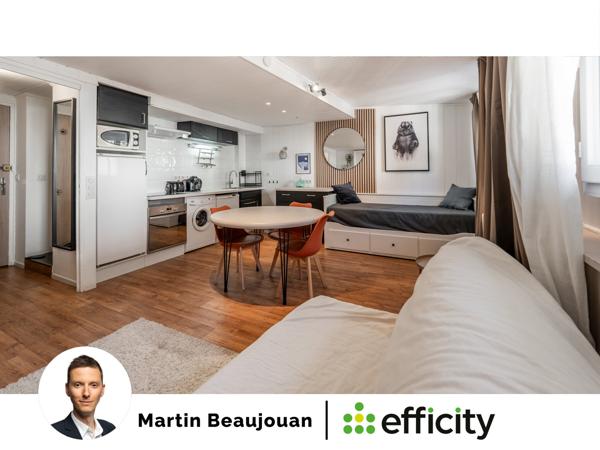 Appartement 1 pièce - 28 m² Exclusivité efficity