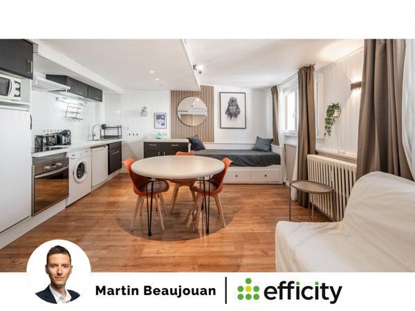 Appartement 1 pièce - 28 m² Exclusivité efficity