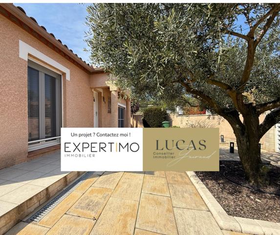 Lodève (34700) À vendre – Magnifique villa de plain-pied 3ch sur les hauteurs de Lodève