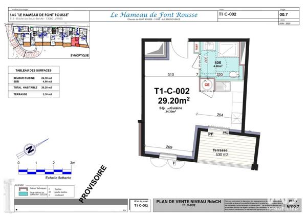 Studio à vendre 29 m² Aix-en-Provence