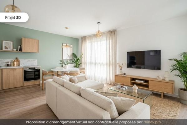 Appartement à vendre |  Villenave-d'Ornon |  3 pièces | 61 m²