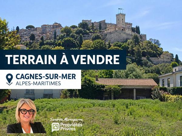 Terrain 3 000m²  Cagnes-sur-Mer - Centre