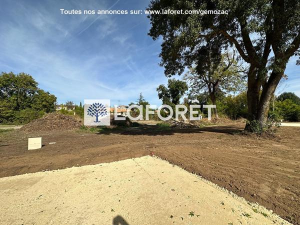 Achat terrain près de GEMOZAC - 568 m² - 49 500 €