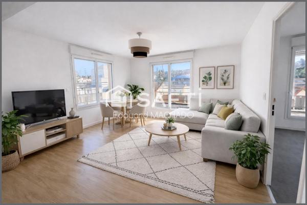 Élégant 3 pièces avec terrasse plein sud – DPE C – Parking