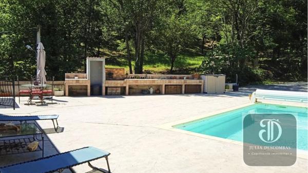 Villa plain pied avec piscine