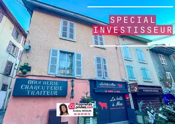 Immeuble de rapport rentable + Commerce Allevard 8 pièce(s)