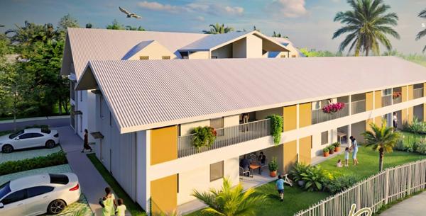 A VENDRE: grand appartement T3 R+1 à BAIE MAHAULT (971)