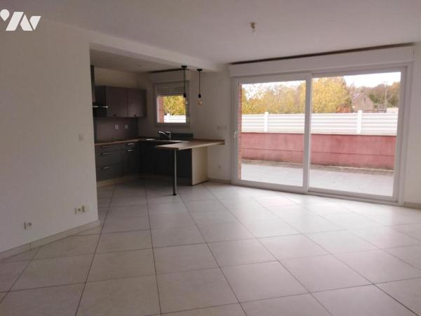 EXCLUSIVITE BRUAY SUR ESCAUT APPARTEMENT T3 AVEC GARAGE ET CAVE 