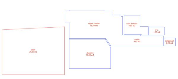 Location appartement 2 pièces 40 m² Nice