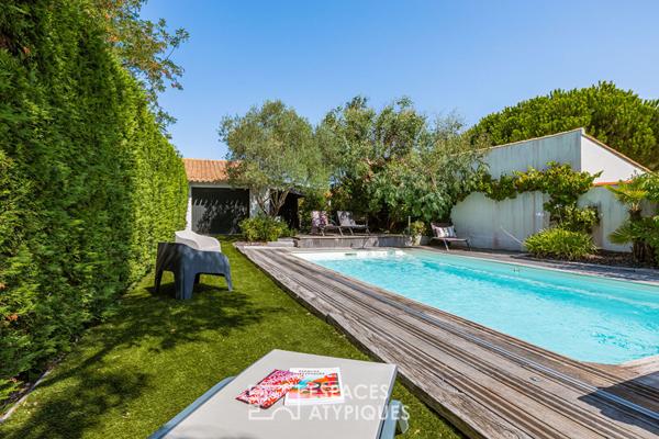 Villa de plain-pied au calme, à deux pas des plages