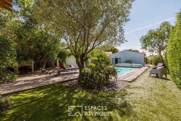 Villa de plain-pied au calme, à deux pas des plages