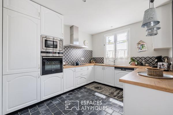 Villa de plain-pied au calme, à deux pas des plages