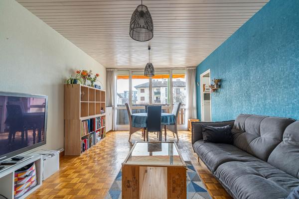 T3 lumineux de 63 m² avec balcons, grande cave - Annecy secteur Gendarmerie