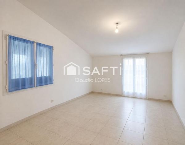 Appartement T3 indépendant avec garage et jardin privatif