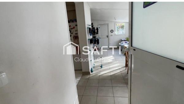 Appartement T3 indépendant avec garage et jardin privatif