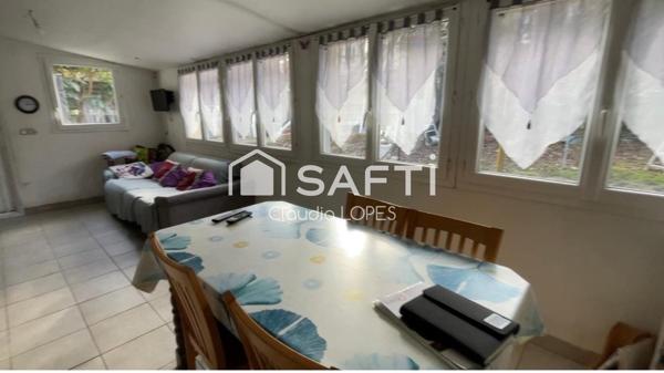 Appartement T3 indépendant avec garage et jardin privatif