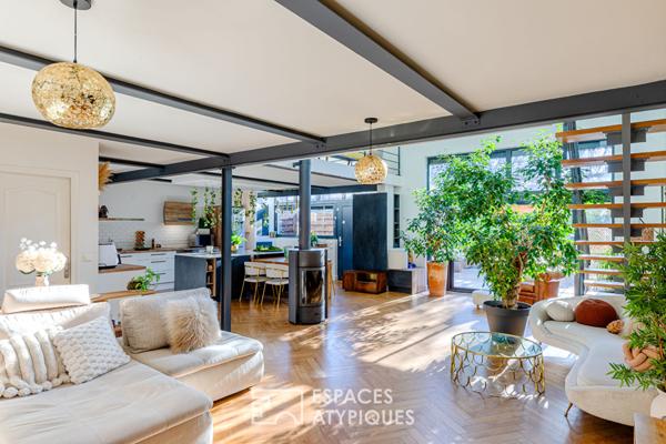 Héritage industriel ! Loft d’exception entre ciel et verdure à Argenteuil