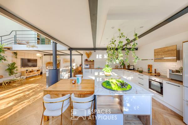 Héritage industriel ! Loft d’exception entre ciel et verdure à Argenteuil