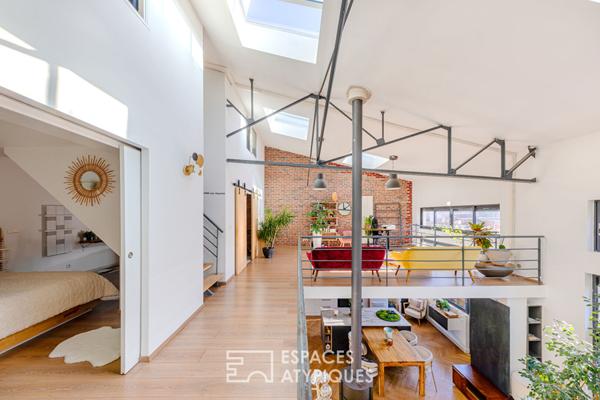 Héritage industriel ! Loft d’exception entre ciel et verdure à Argenteuil