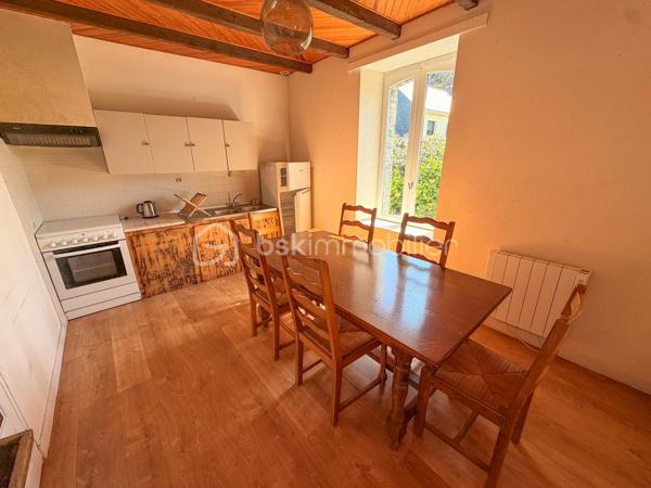 BELZ – En exclusivité chez BSK Immobilier

✨ Coup de cœur assuré pour cette charmante maison en pierre idéalement située à Belz, dans un environnement recherché, à seulement 500 m des sentiers côtiers de la ria d’Étel et à 20 minutes à pied du centre-bourg.

D’une superficie d’environ 82 m², cette maison pleine de charme se compose :

Au rez-de-chaussée :
Une belle et lumineuse pièce de vie d’environ 44 m² avec cuisine ouverte, idéale pour les moments de convivialité, ainsi qu’une salle d’eau/buanderie et un WC indépendant.
À l’étage :
Un palier dessert 3 chambres ainsi qu’une pièce d’eau avec WC.

Un hangar attenant complète l’ensemble, parfait pour le stockage du bois, du matériel ou des équipements de loisirs.

Le tout sur une parcelle d’environ 650 m² avec chemin d’accès privatif.

✅ Les atouts :

Secteur prisé et calme
Proximité immédiate de la ria d’Étel
Charme authentique de la pierre
Grande pièce de vie chaleureuse
Potentiel résidence principale ou maison de vacances

Une maison idéale pour profiter du cadre exceptionnel de Belz entre terre et mer.
