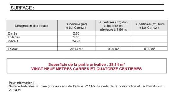 Bureaux à vendre 29 m² Paris 5