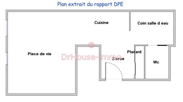 Appartement à vendre 1 pièce de 22 m²
